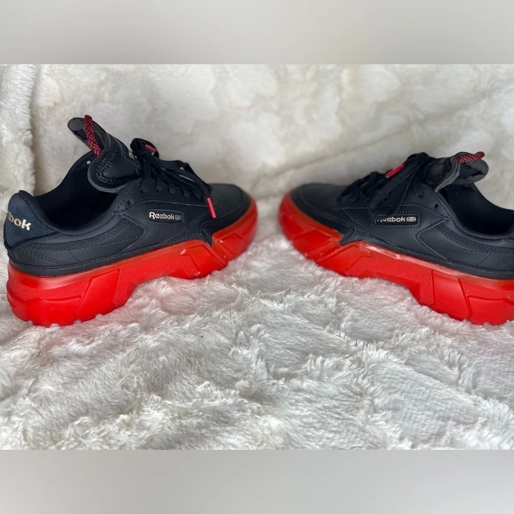 Reebok Cardi B x Club C Black Vector Red size 4